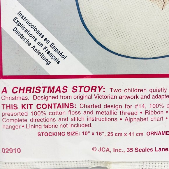 Cross Stitch "A Christmas Story" Stocking Kit by Needle Treasures - New/Sealed - Picture 5 of 8